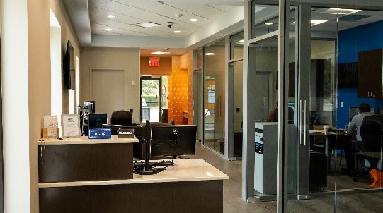 Interior of the Garden City branch