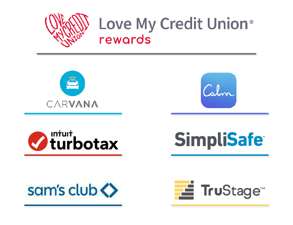 Love my credit union rewards sponsored list
