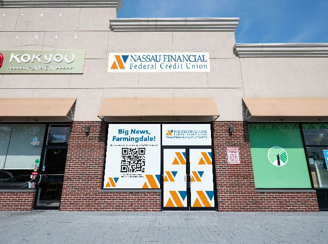 Exterior mock-up of the Farmingdale Branch location